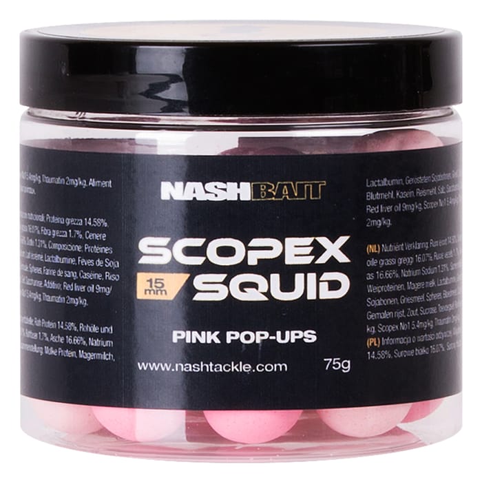 Nash Scopex Squid Airball Pop Ups Pink 1