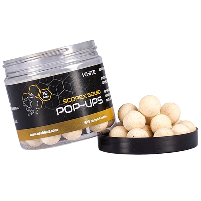 Nash Scopex Squid Pop Ups White 75g 1