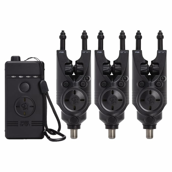 Nash Siren R2 3-Rod Fishing Bite Alarm Presentation Set