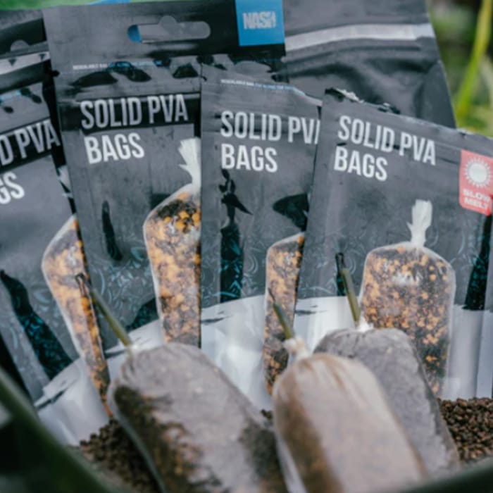 Nash Solid PVA Bags - Slow Melt, Size: Small