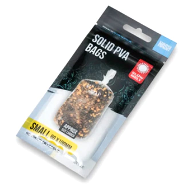 Nash Solid PVA Bags - Slow Melt, Size: Small