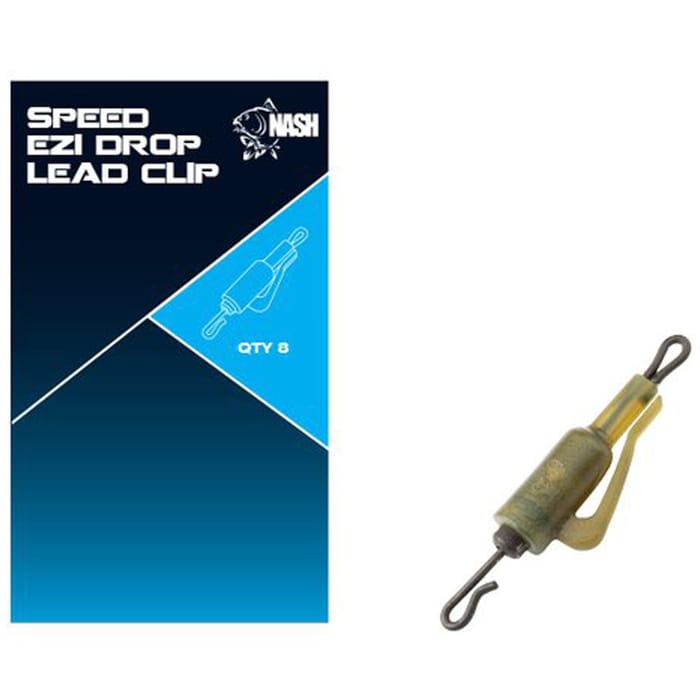 Nash Speed Ezi Drop Fishing Lead Clip Camouflage Green 1