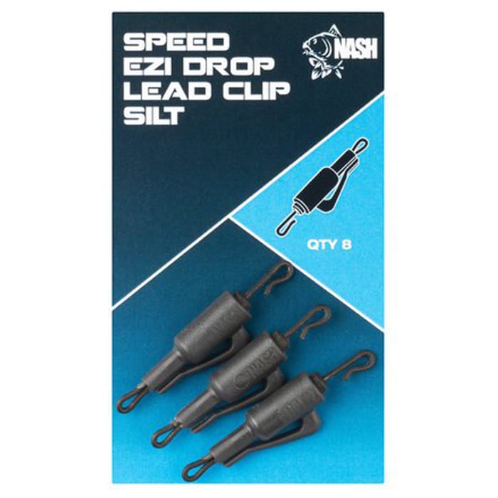 Nash Speed Ezi Drop Fishing Lead Clip Dark Silt 2