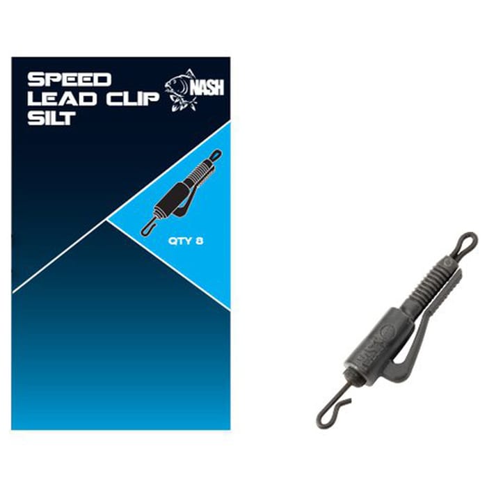 Nash Speed Fishing Lead Clip Dark Silt 1