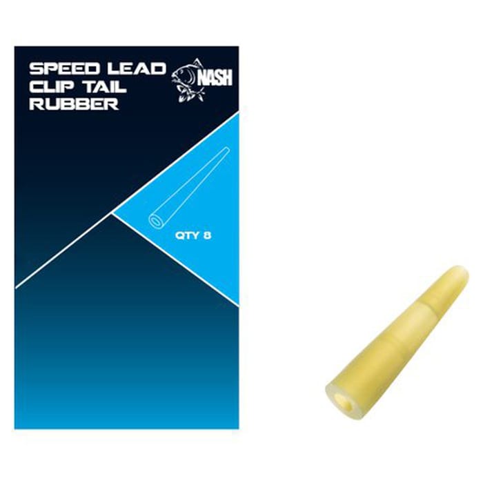 Nash Speed Lead Clip Fishing Tail Rubber Weed Green 1