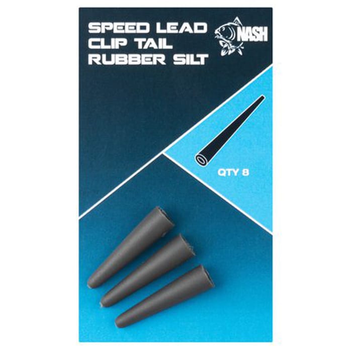 Nash Speed Lead Clip Fishing Tail Rubber Silt 2