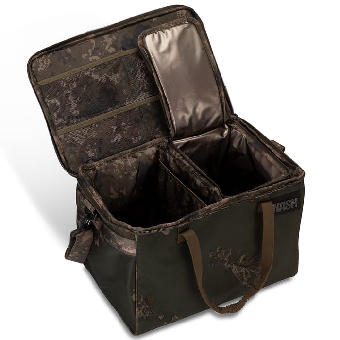 Nash Subterfuge Fishing Food Bag Open 2