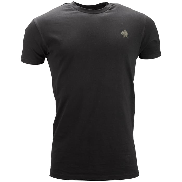 Nash Tackle Black Fishing T-Shirt Front
