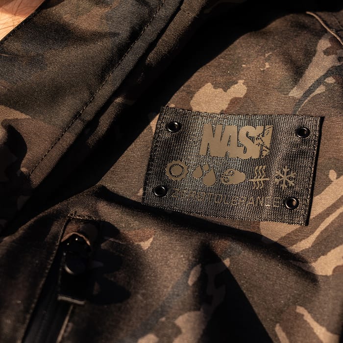 Nash ZT Helluva 3 In 1 Waterproof Jacket Camo In Use 3