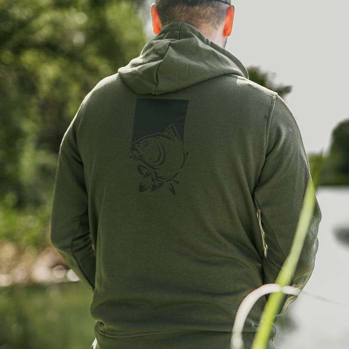 Nash Make It Happen Fish Logo Green Hoodie 4