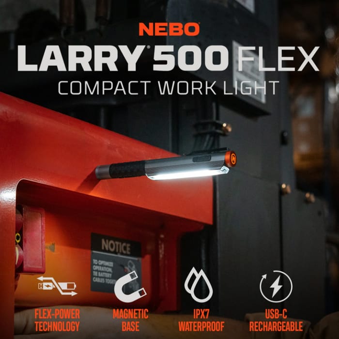 Nebo Lil Larry 500 Rechargeable Utility Torch