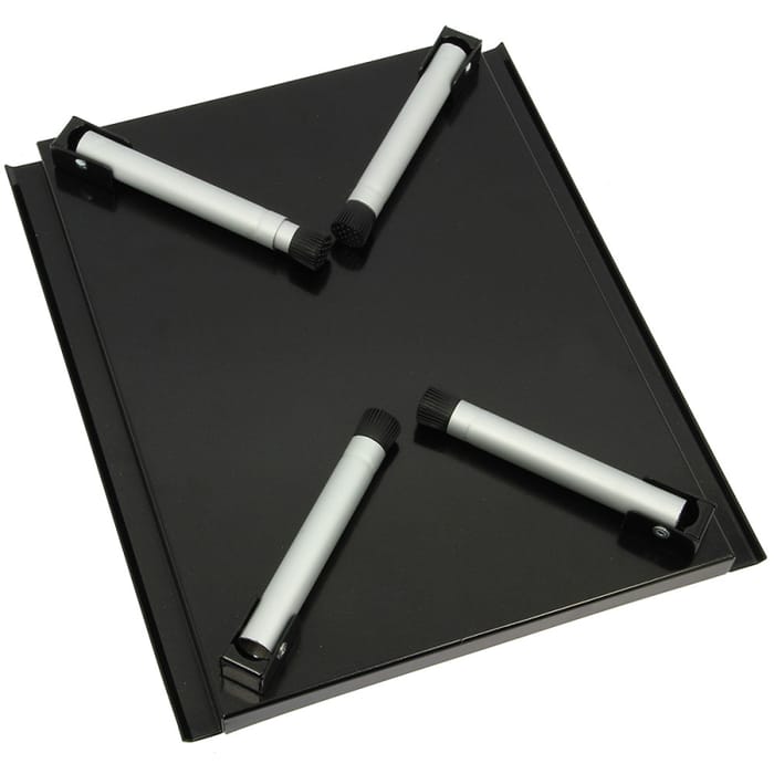 NGT Aluminium Bivvy Table with Adjustable Legs Folded Away