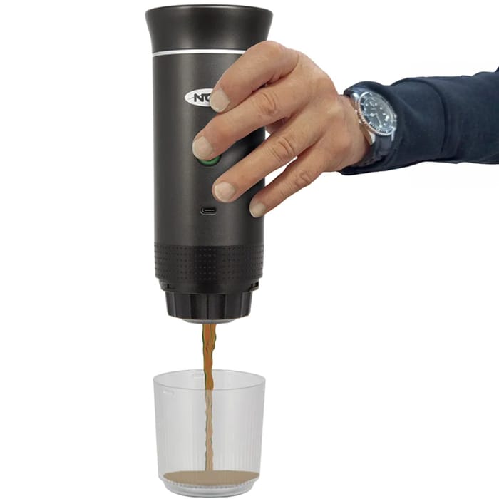 NGT Portable Espresso Coffee Machine - USB Rechargeable with Full Heating & Extraction - Black 1