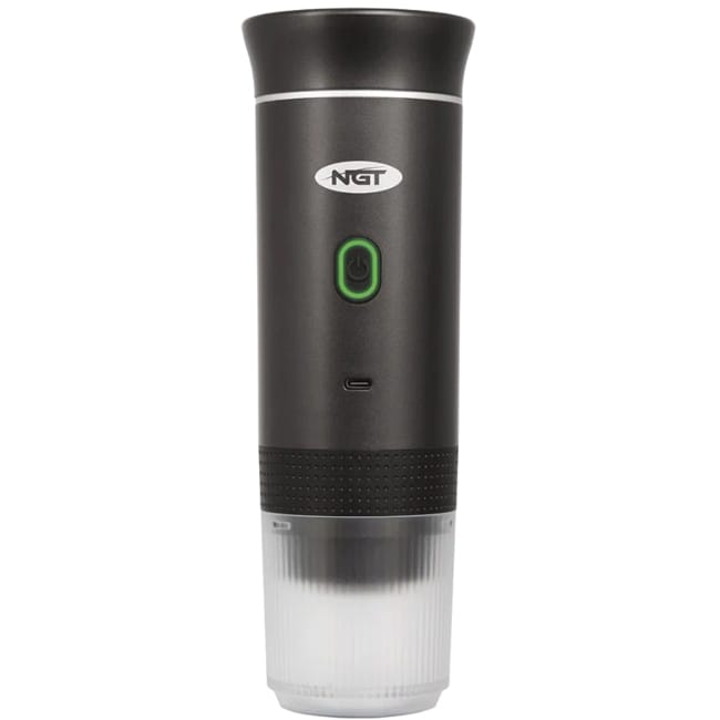 NGT Portable Espresso Coffee Machine - USB Rechargeable with Full Heating & Extraction - Black