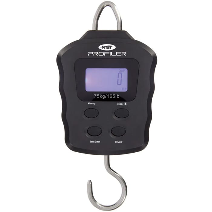 NGT Profiler Heavy Duty Digital Scales 165lb / 75kg Inc Neoprene Case 1