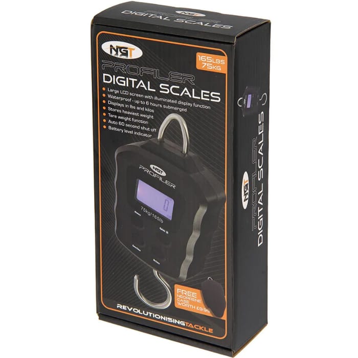 NGT Profiler Heavy Duty Digital Scales 165lb / 75kg Inc Neoprene Case 3