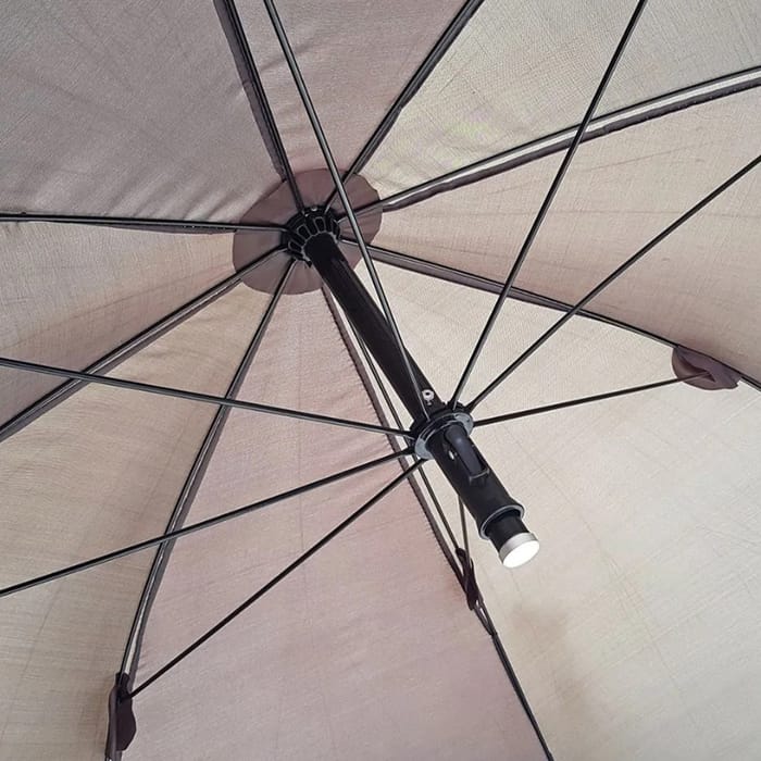 NGT Shelter 50" Day Shelter & Storm Poles Close Up 1