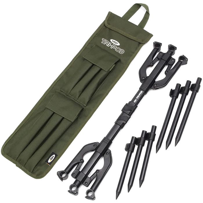 NGT Tri-Pod - 3 Rod Pod + Case 5