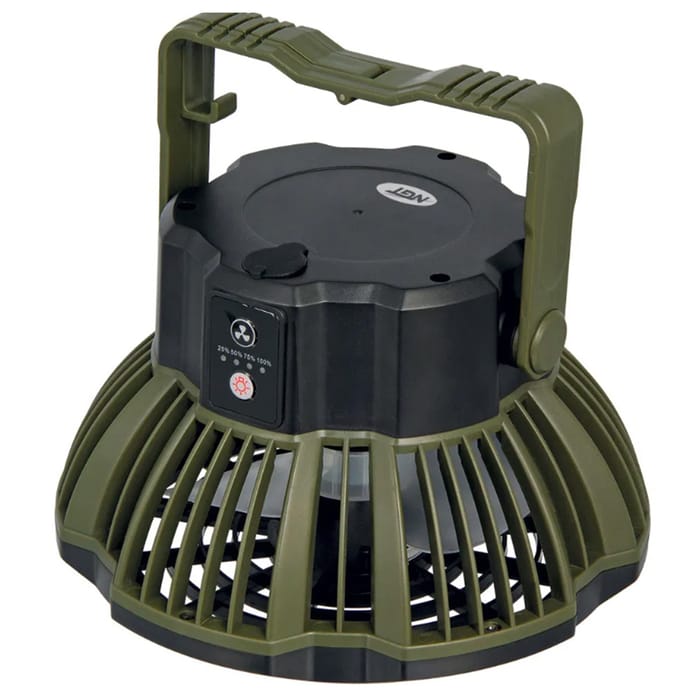 NGT XL Bivvy Fan 3 In 1 - Fan / LED Light / Powerbank