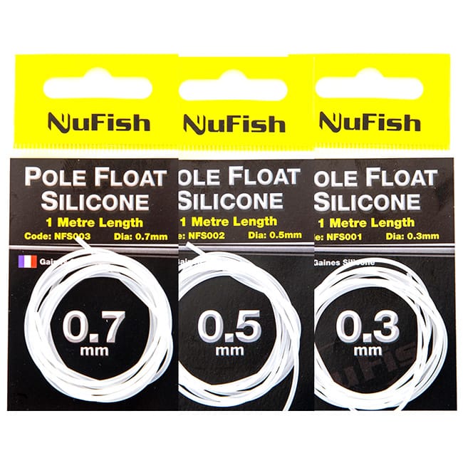 NuFish Pole Float Silicone 1m