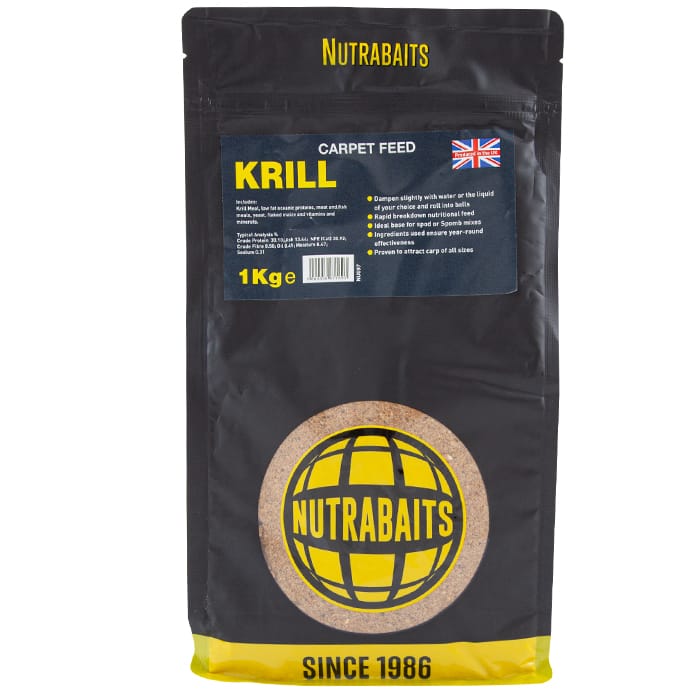 
Nutrabaits Krill Carpet Feed 1kg
