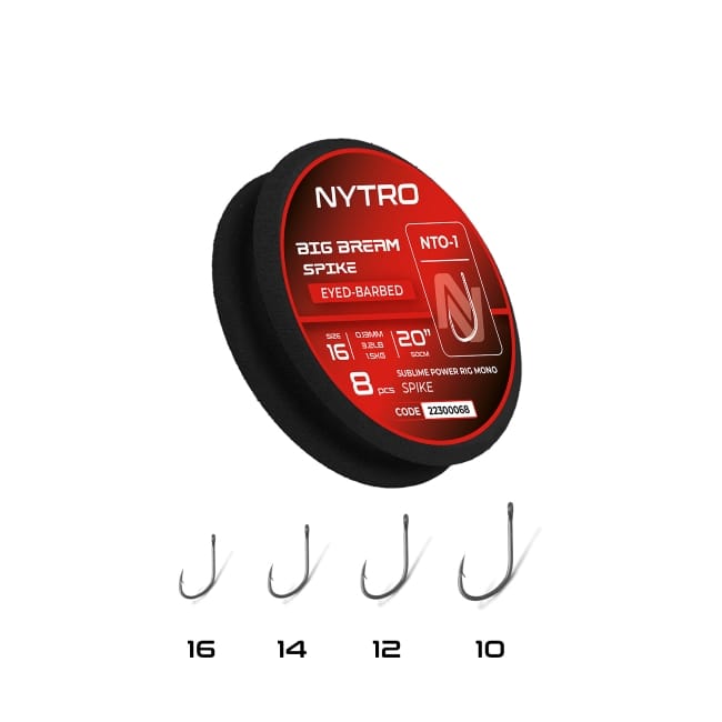 Nytro NTO-1 Big Bream Bait Spike Ready Tied Rigs