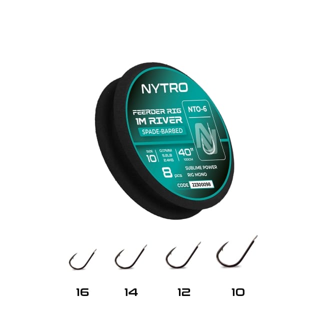 Nytro NTO-6 Feeder River Ready Tied Rigs