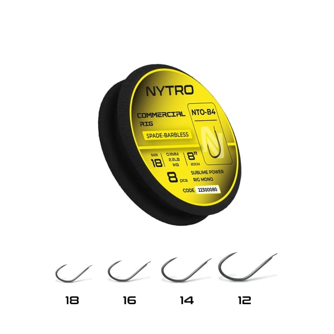 Nytro NTO-B4 Barbless Commercial Ready Tied Rigs