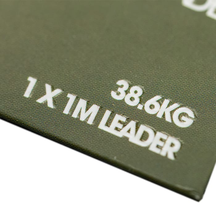 OMC Blend Big Beast Fuzed Kevlar Fishing Leader Close Up Details