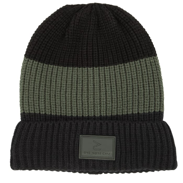 OMC Big Head Black Stripe Fishing Beanie 1