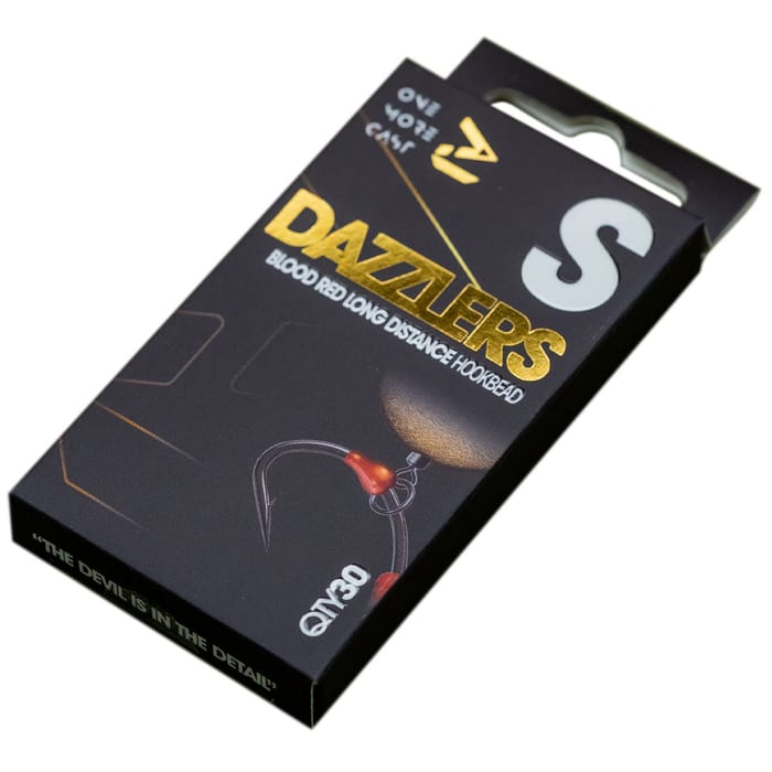OMC Dazzlers Blood Red Long Distance Fishing Hook Bead