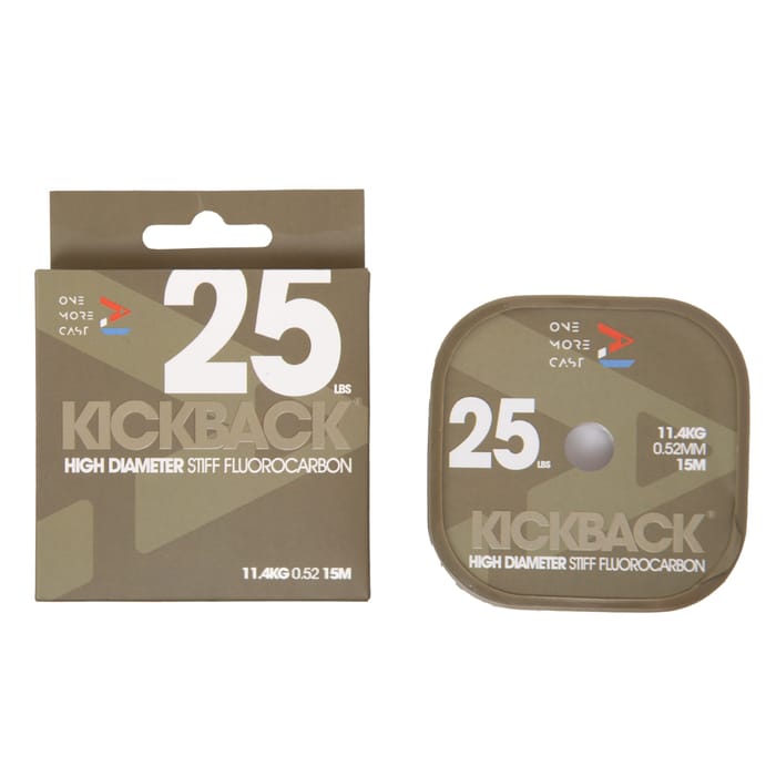 OMC Kickback High Diameter Stiff Flourocarbon Fishing Line 15m 2