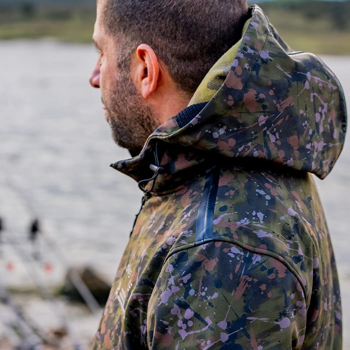 OMC Splash Camo PB Fishing Jacket Hood 1
