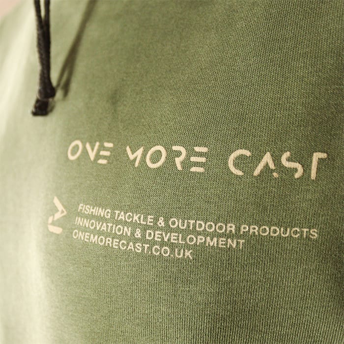 OMC The Intelligent Forest Green Fishing T-Shirt Close Up Graphics