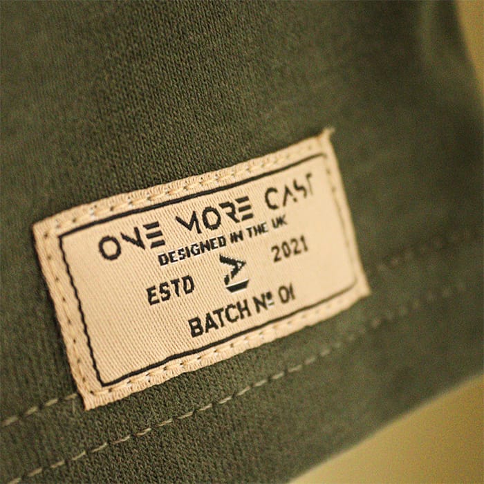 OMC The Intelligent Forest Green Fishing T-Shirt Close Up 1