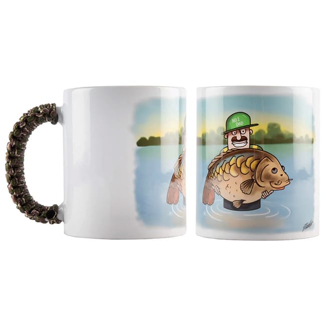 Paracord Camo Handle Mug Carp Mad Dad 1