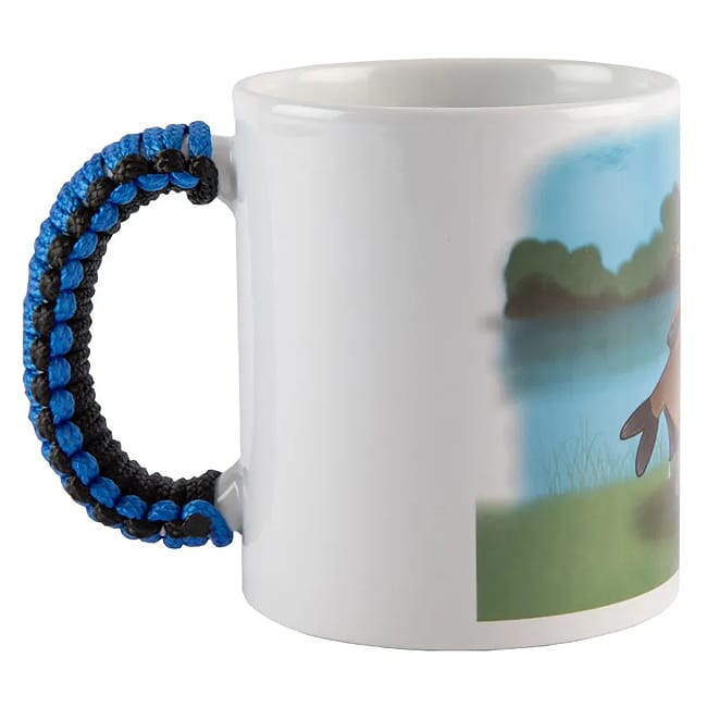 Paracord Blue Handle Mug Fishing Mad Dad 2