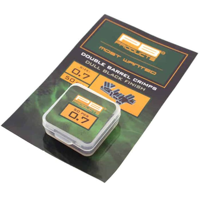 PB Products Double Barrel Fishing Crimps 0.7mm