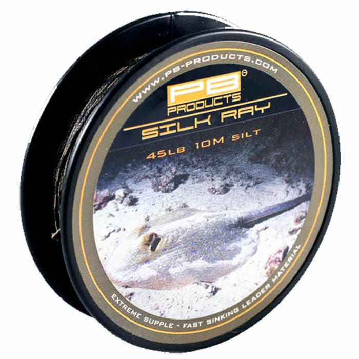 PB Products Silk Ray Lead Free Fishing Leader 10m Silt