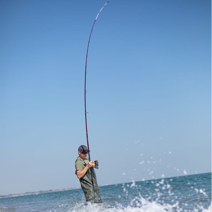 Penn Rampage II Surf Rod In Use 4