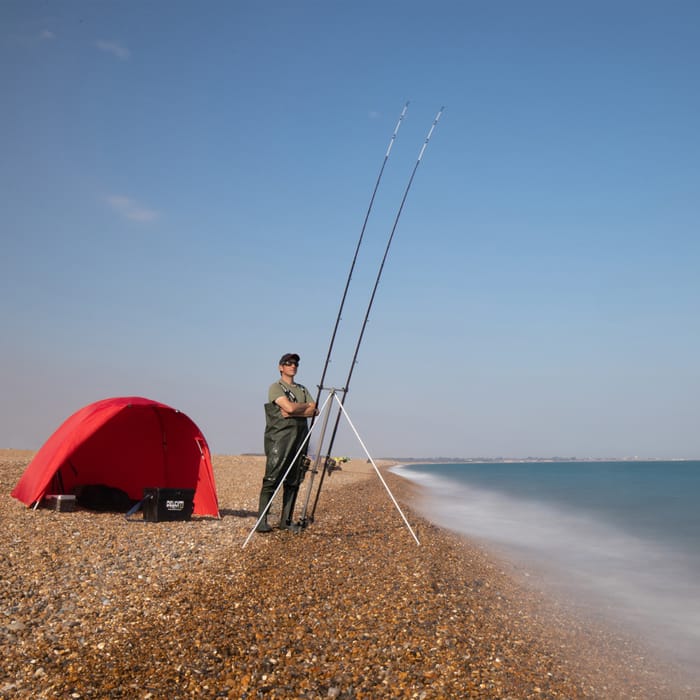 Penn Rampage II Surf Rod In Use 1
