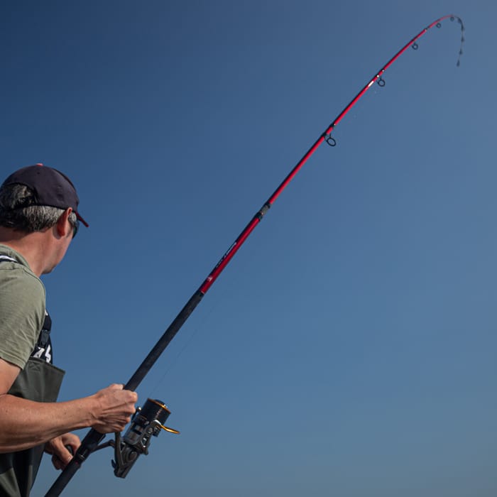 Penn Rampage II Surf Rod In Use 10