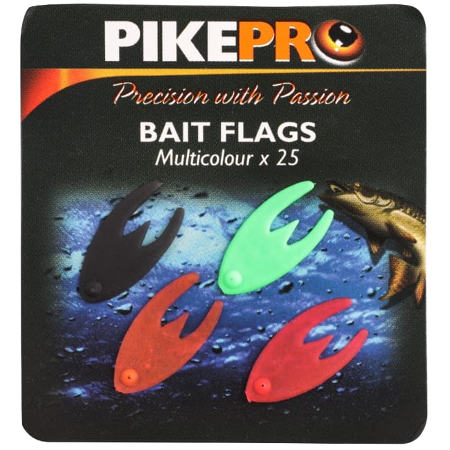 Pike Pro Multi Coloured Bait Flags