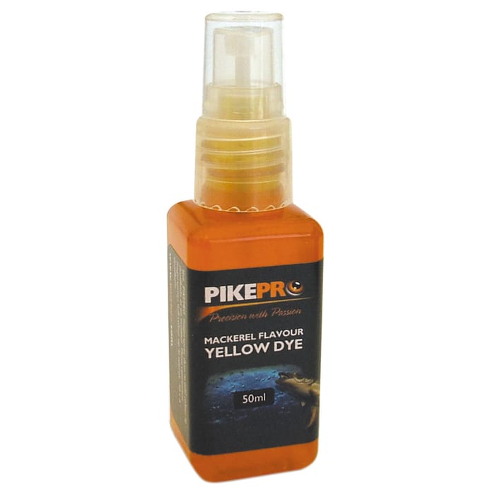 PikePro Mackerel Flavour Yellow Dye 50ml
