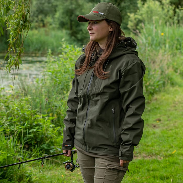 Pinewood Telluz Fishing Jacket Moss Green In Use 1