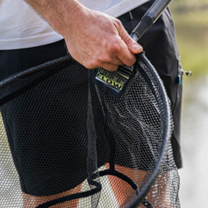 Preston Carbon Free Flow Landing Net