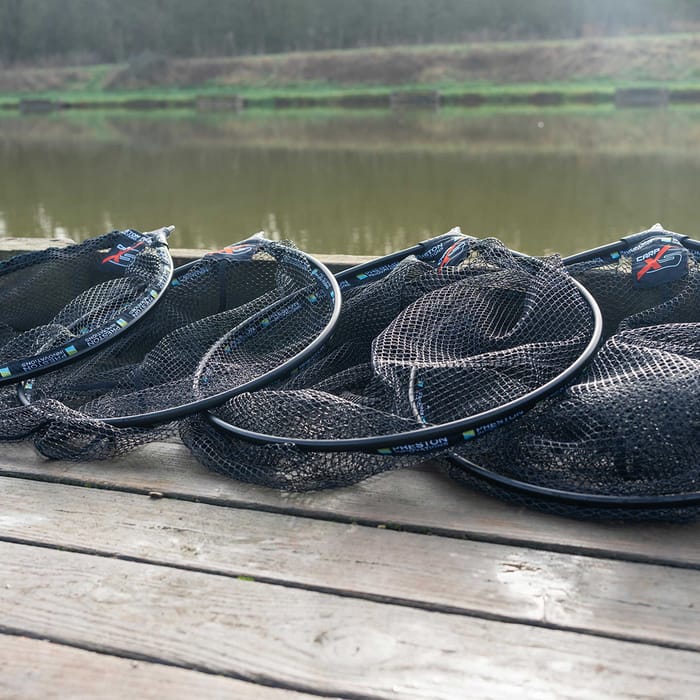 Preston Carp XS Landing Net Close In Use 2
