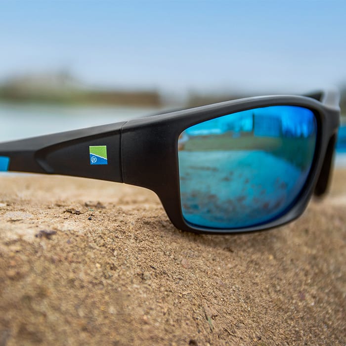 Preston Floater Pro Polarised Fishing Sunglasses In Use 3