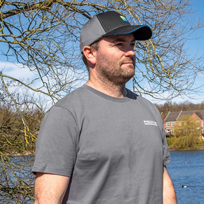Preston Grey Fishing T-Shirt In Use 3