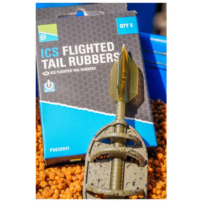 Preston ICS Flighted Tail Rubbers 1